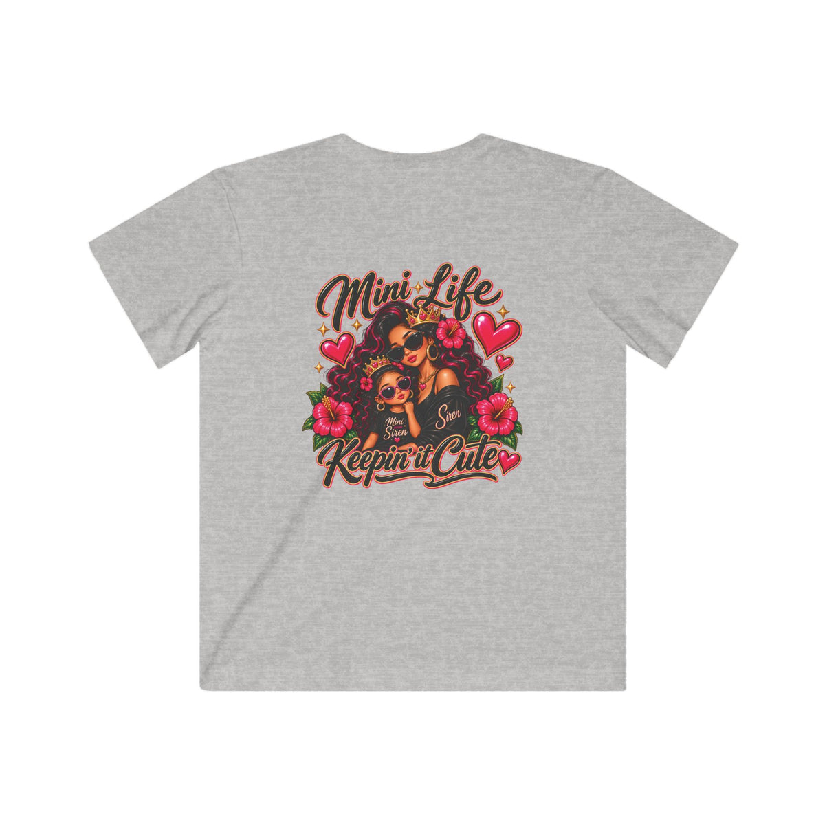 Kids Tee — "Mini Life, Keepin' Cute" Graphic Shirt