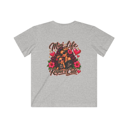 Kids Tee — "Mini Life, Keepin' Cute" Graphic Shirt