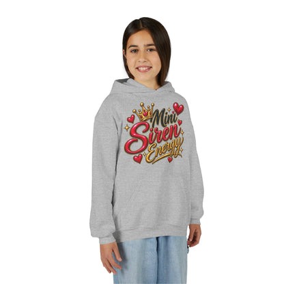 Youth Hoodie — "Mini Siren Energy" Graphic Pullover (Momma’s Mini Sirens)