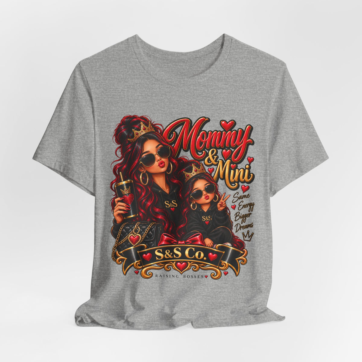 S&SCo Mommy & Mini red Graphic Tee — Matching Mother Daughter Shirt