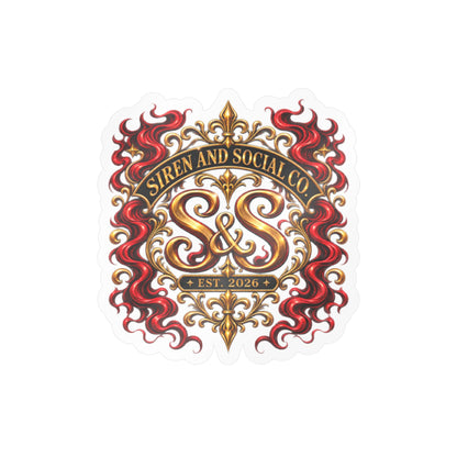 Siren and Social Co Logo Kiss-Cut Vinyl Decals