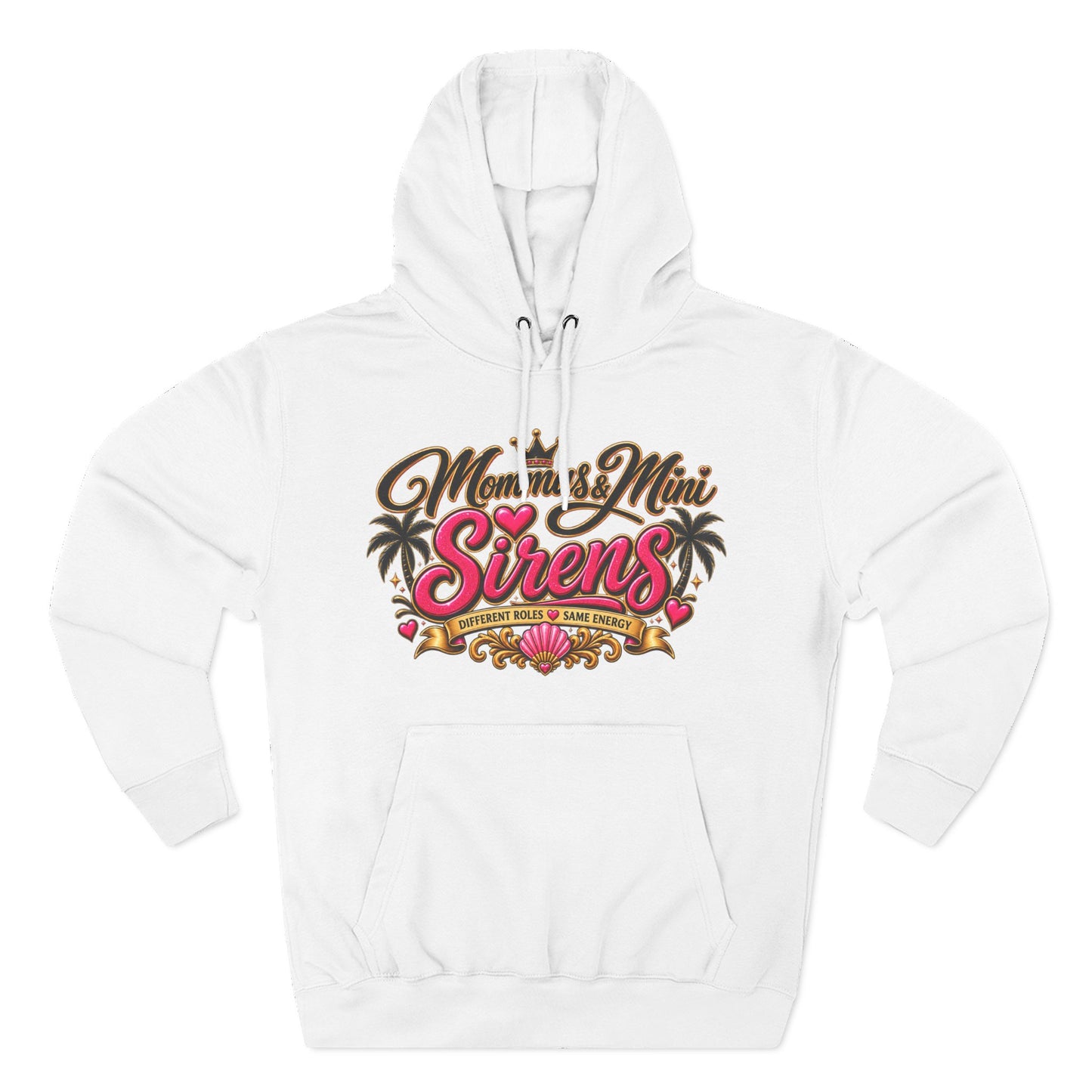 Mom and Mini Sirens Hoodie — Matching Mother-Daughter Graphic Pullover