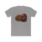Gothic Siren Graphic Tee — Red Rose Woman Crest T‑Shirt