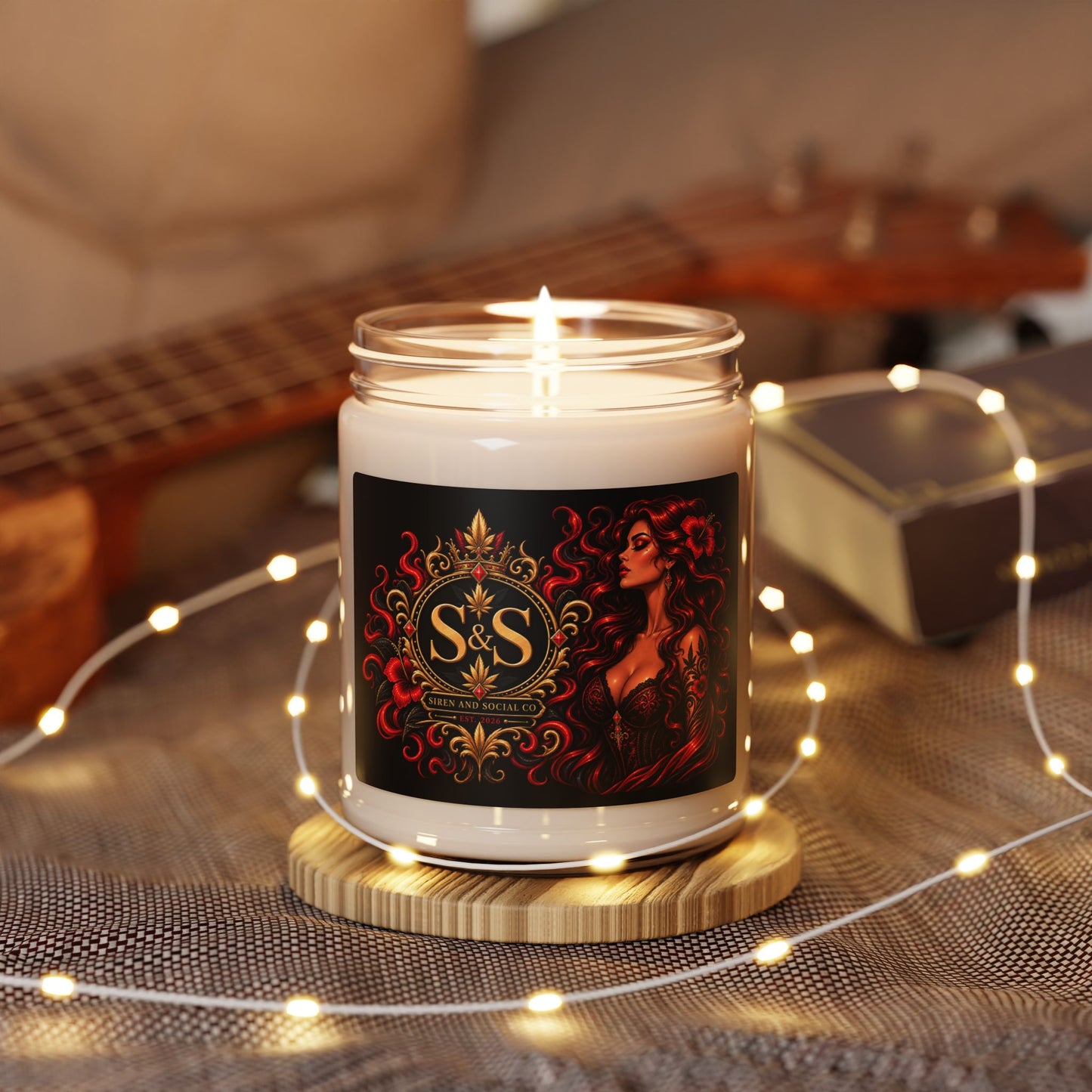Scented Soy Siren Merch Candle, 9oz