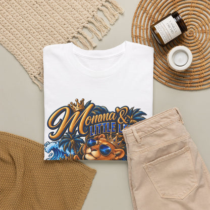 Momma & Little Legends T-Shirt — Cute Bear Family Graphic Tee for Moms