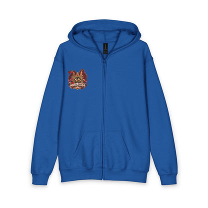 Youth Zipped Hoodie — “Little Siren Energy” Cute Mermaid Graphic