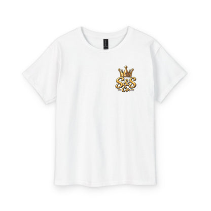 Kids 'Little Legend' Lion Tee – Crowned King Graphic Youth Shirt