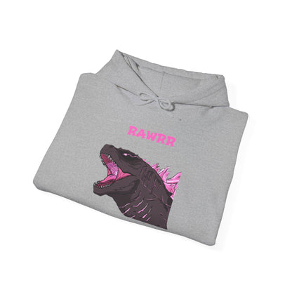 Godzilla Roar Hoodie — Retro Neon Kaiju Sweatshirt