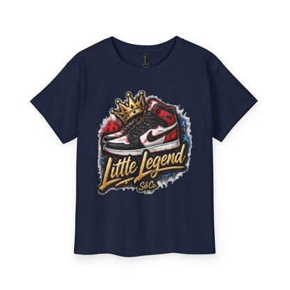 Little Legend Kids Tee – Crowned Sneaker Graphic Youth T-Shirt