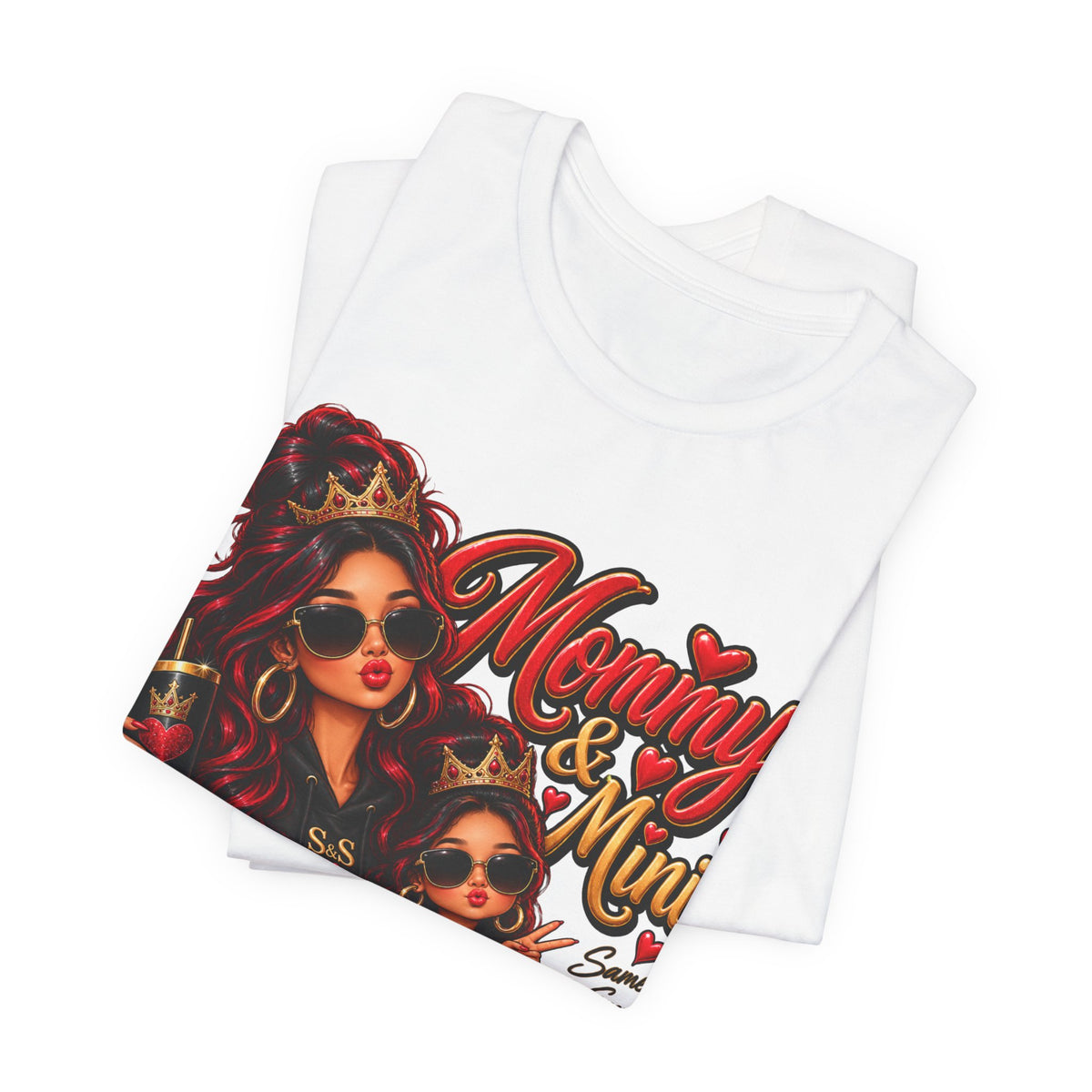 S&SCo Mommy & Mini red Graphic Tee — Matching Mother Daughter Shirt