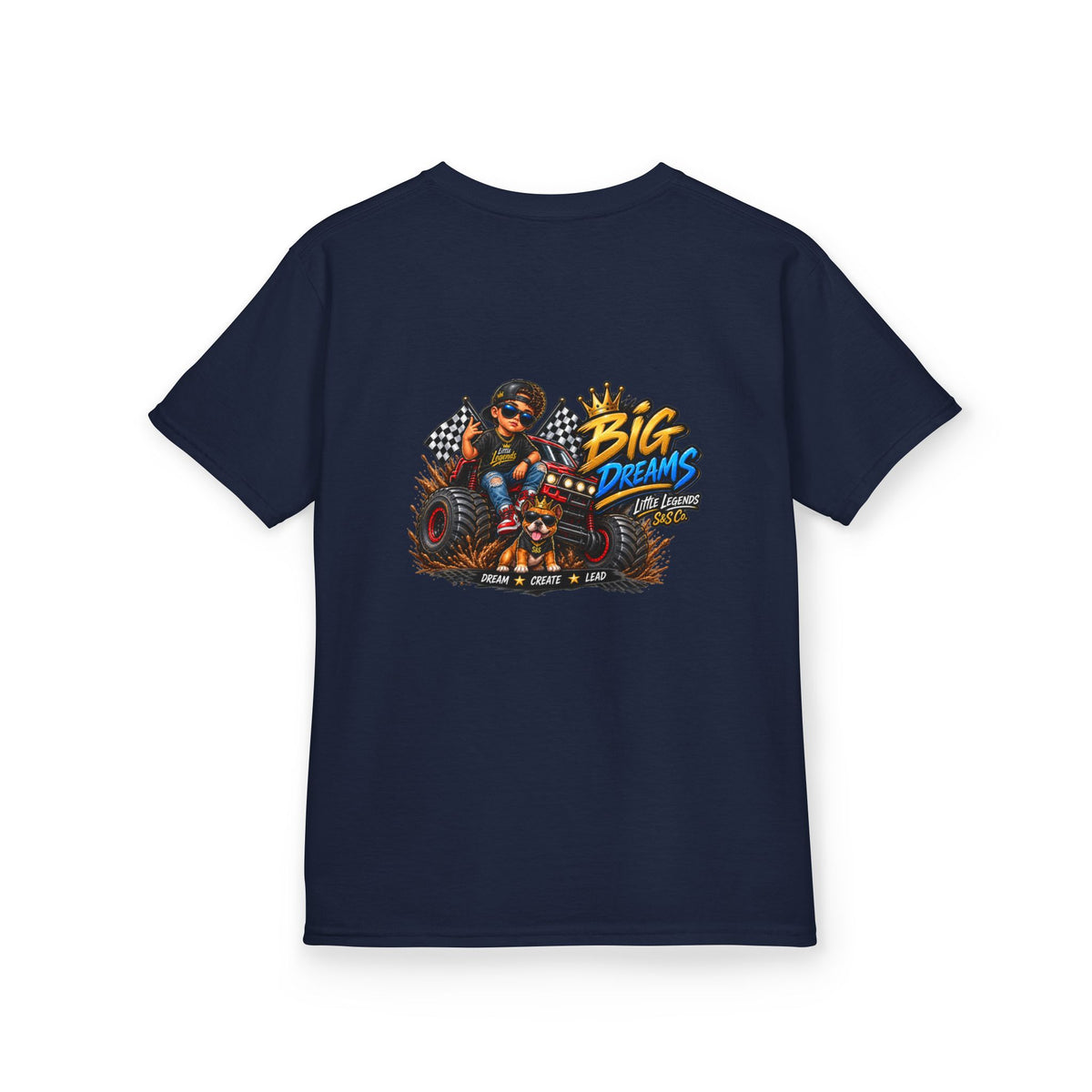 'Big Dreams' Racecar Rider Graphic Shirt