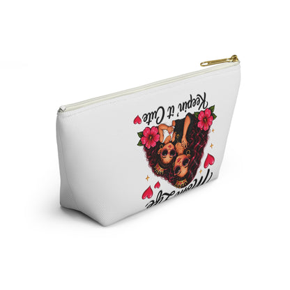 "Mom Life Keepin' It Cute" Cosmetic Bag