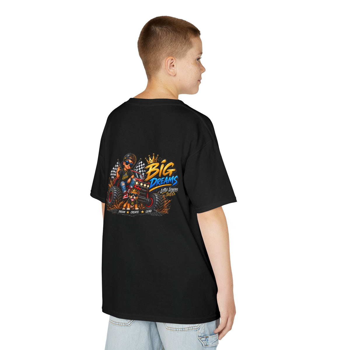 'Big Dreams' Racecar Rider Graphic Shirt