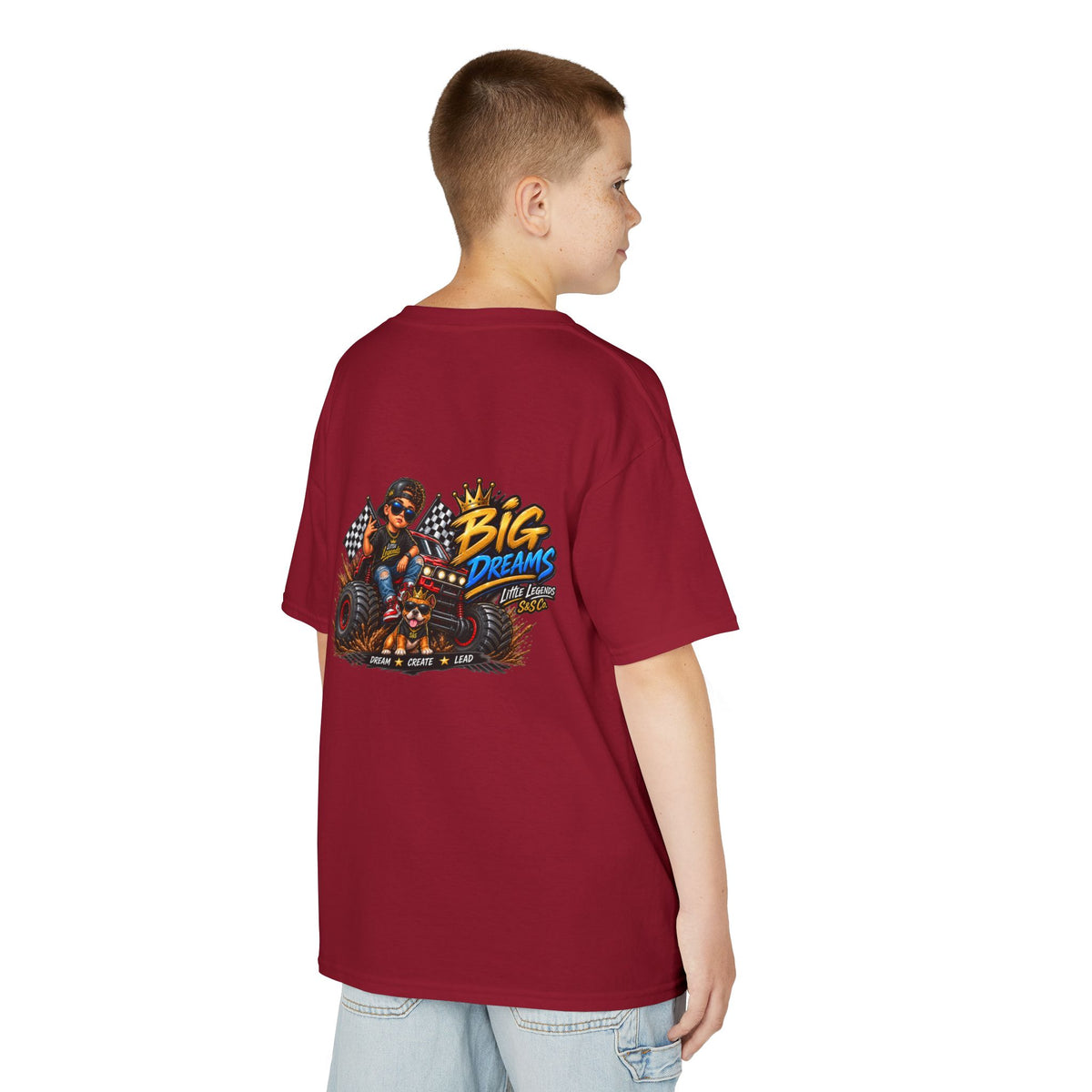 'Big Dreams' Racecar Rider Graphic Shirt