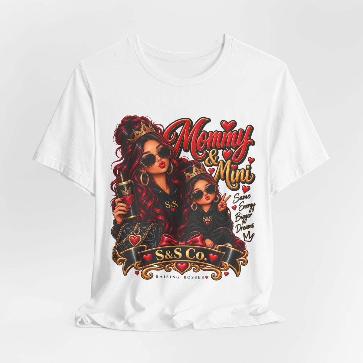 S&SCo Mommy & Mini red Graphic Tee — Matching Mother Daughter Shirt