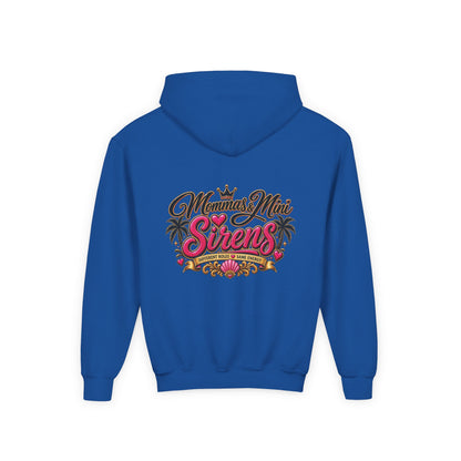 Youth Hoodie — "Mini Siren Energy" Graphic Pullover (Momma’s Mini Sirens)