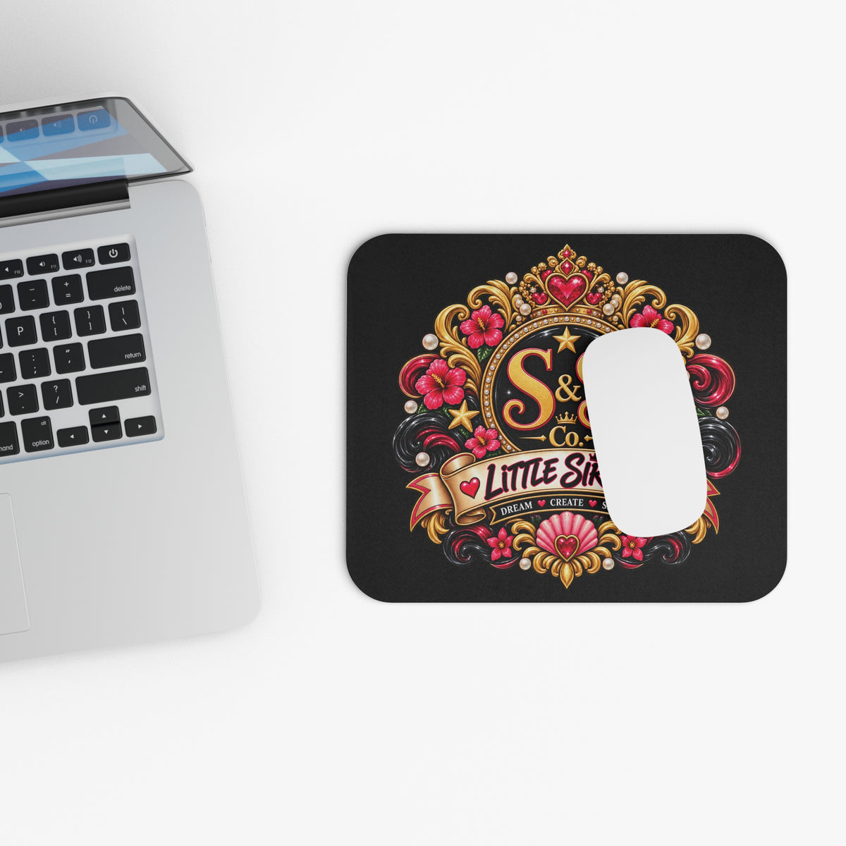 Little Sirens Decorative Mouse Pad — S&S Co. Dream Create Shine Desk Mat