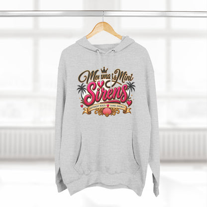 Mom and Mini Sirens Hoodie — Matching Mother-Daughter Graphic Pullover