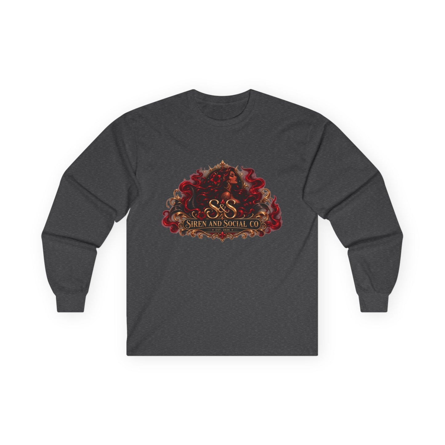 Long Sleeve Tee — 'She Is Not Silent' Afro Hair Graphic