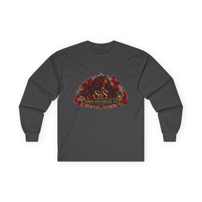 Long Sleeve Tee — 'She Is Not Silent' Afro Hair Graphic