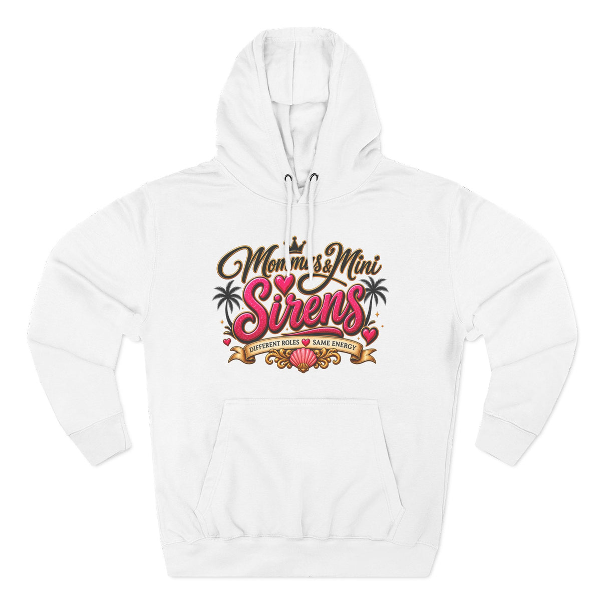 Mom and Mini Sirens Hoodie — Matching Mother-Daughter Graphic Pullover