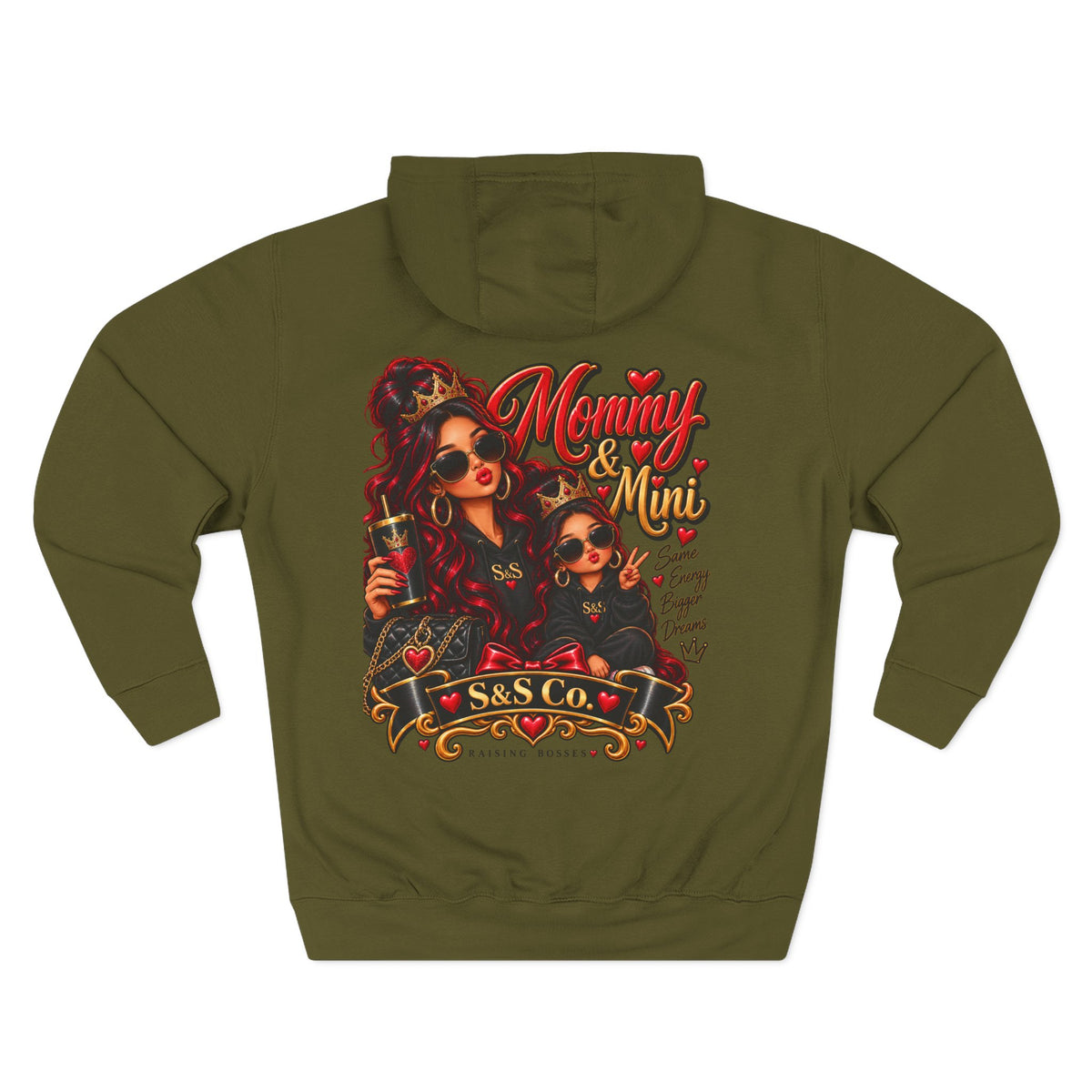 Mom and Mini Sirens Hoodie — Matching Mother-Daughter Graphic Pullover