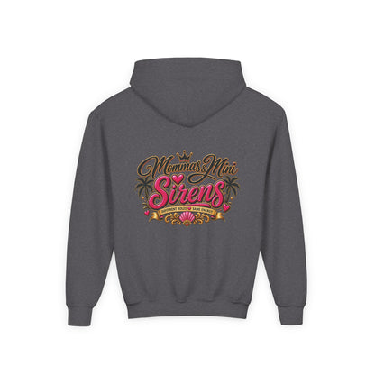 Youth Hoodie — "Mini Siren Energy" Graphic Pullover (Momma’s Mini Sirens)