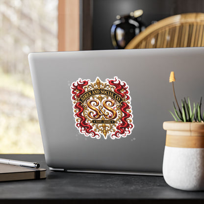 Siren and Social Co Logo Kiss-Cut Vinyl Decals
