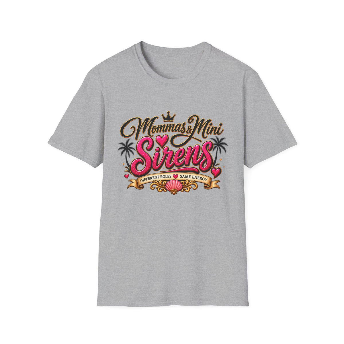 Mommas & Mini Sirens T-Shirt — Matching Mommy Daughter Beach Tee