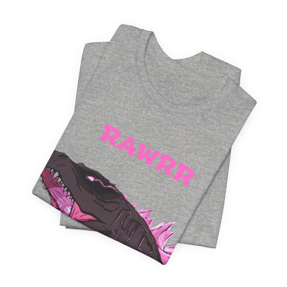 Rawrr Pink Godzilla T‑Shirt — Cute Monster Dino Tee
