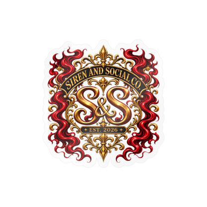 Siren and Social Co Logo Kiss-Cut Vinyl Decals