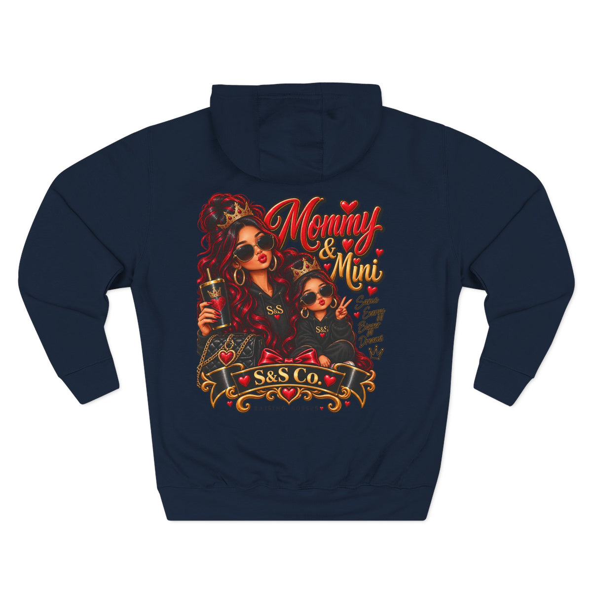Mom and Mini Sirens Hoodie — Matching Mother-Daughter Graphic Pullover