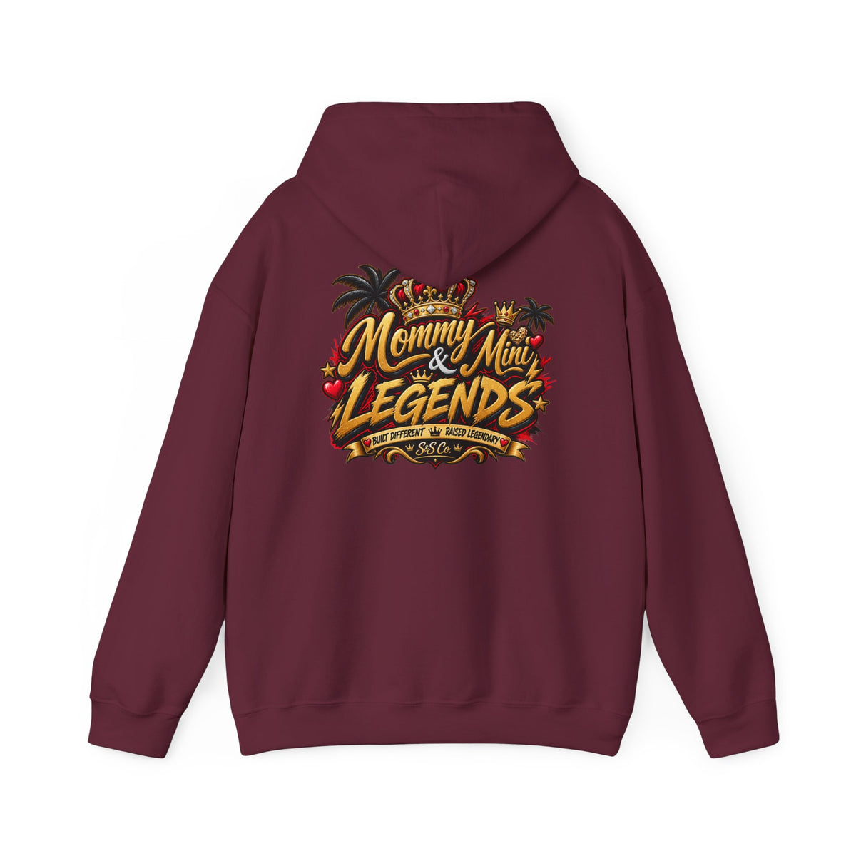 Mommy & Mini Legends Hoodie — Matching Mother-Son Graphic Sweatshirt