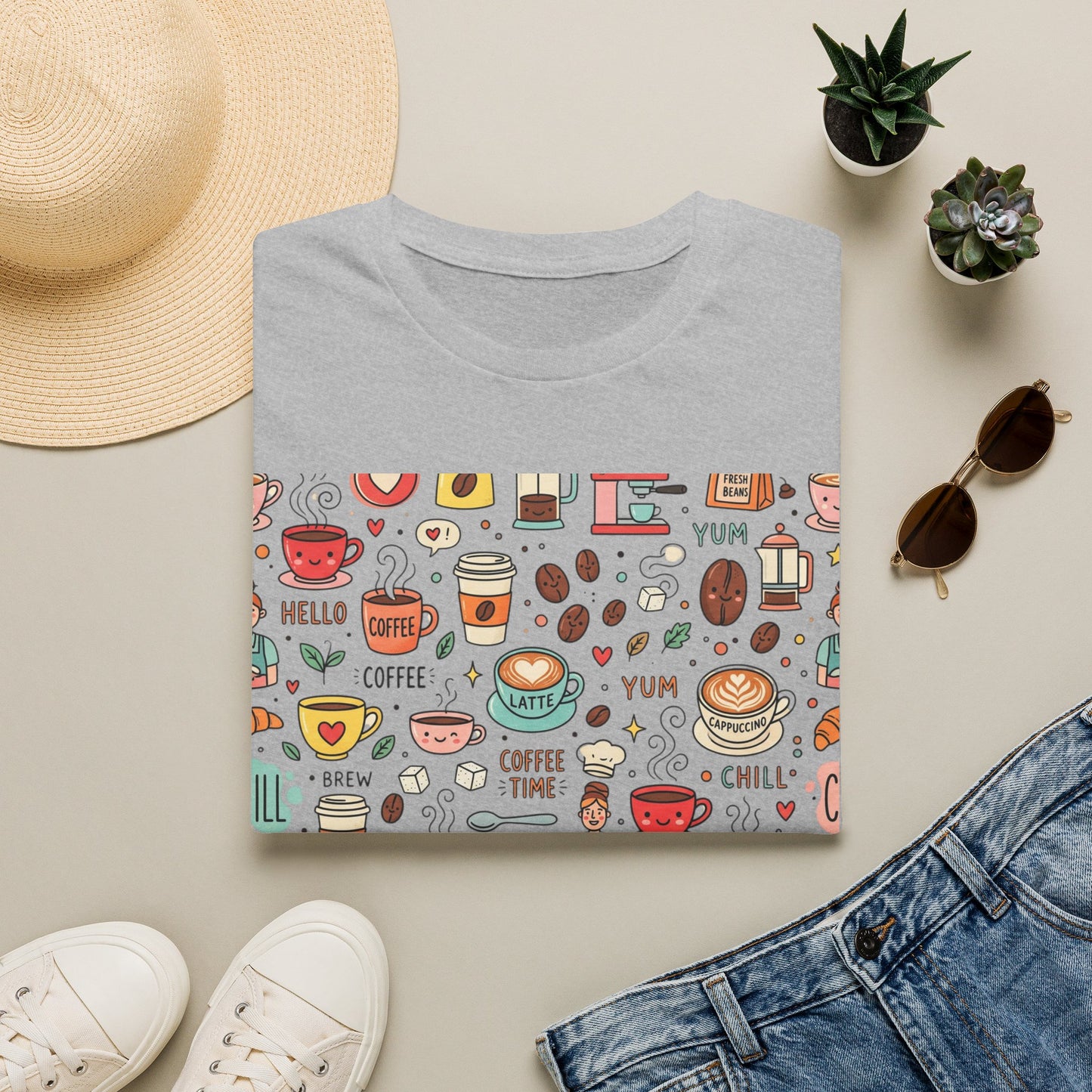 Coffee Time Graphic T-Shirt