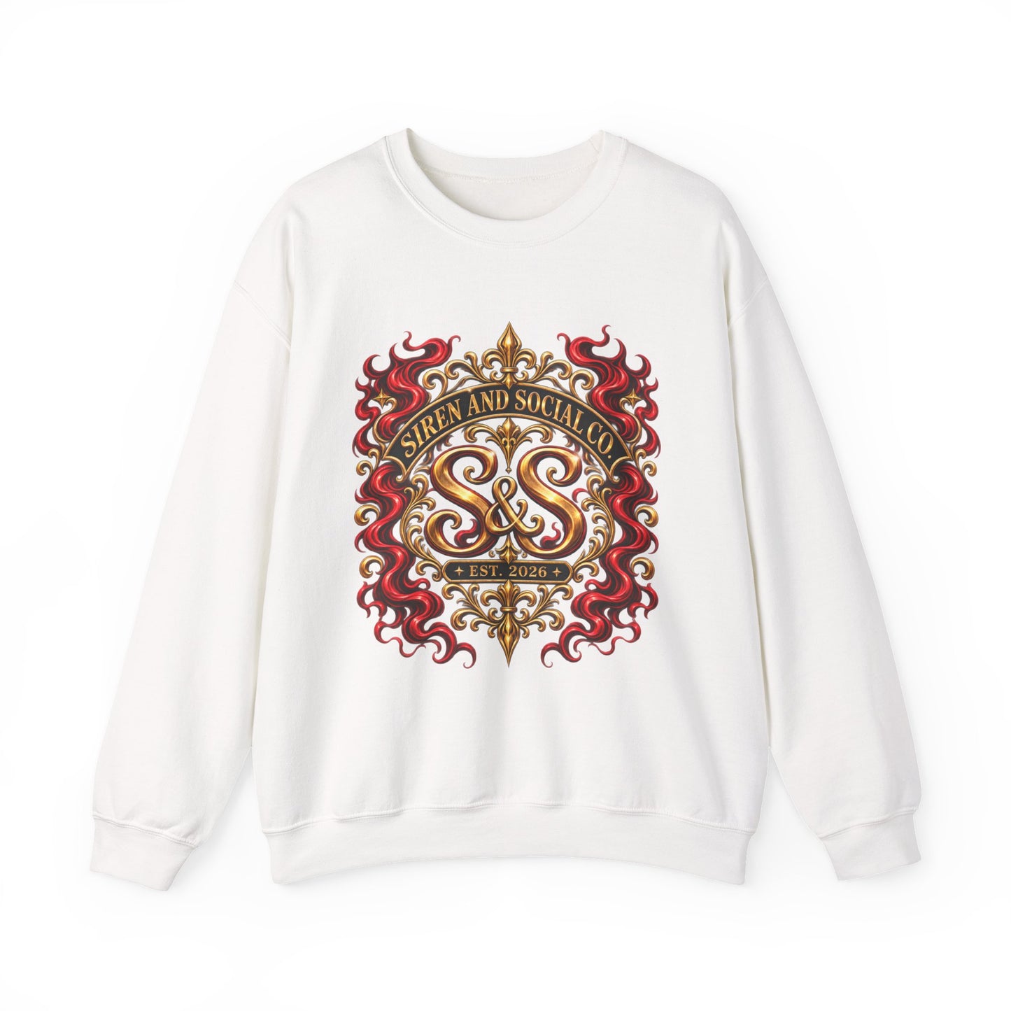 Crewneck Sweatshirt — Siren and Social Co Crest