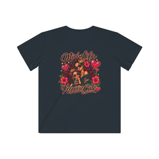 Kids Tee — "Mini Life, Keepin' Cute" Graphic Shirt