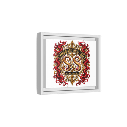 Siren & Social Co. Emblem Matte Canvas (Framed)