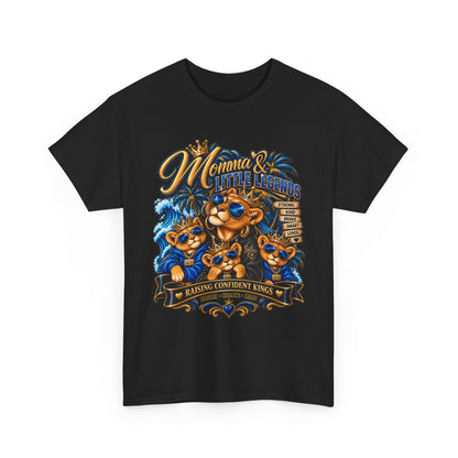 Momma & Little Legends T-Shirt — Cute Bear Family Graphic Tee for Moms