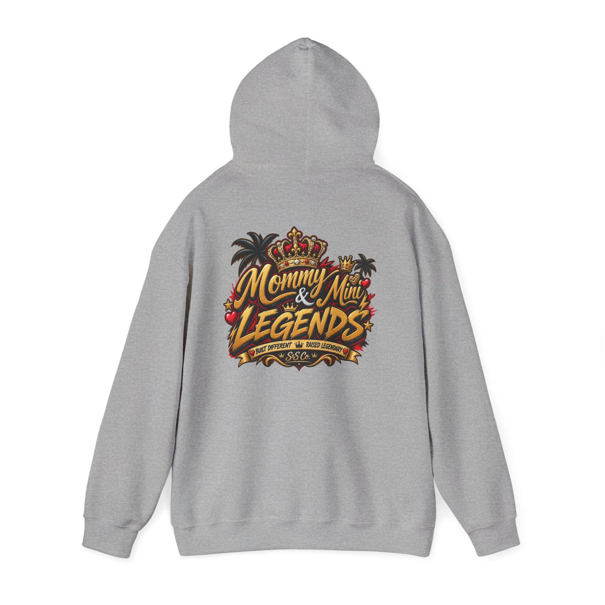 Mommy & Mini Legends Hoodie — Matching Mother-Son Graphic Sweatshirt