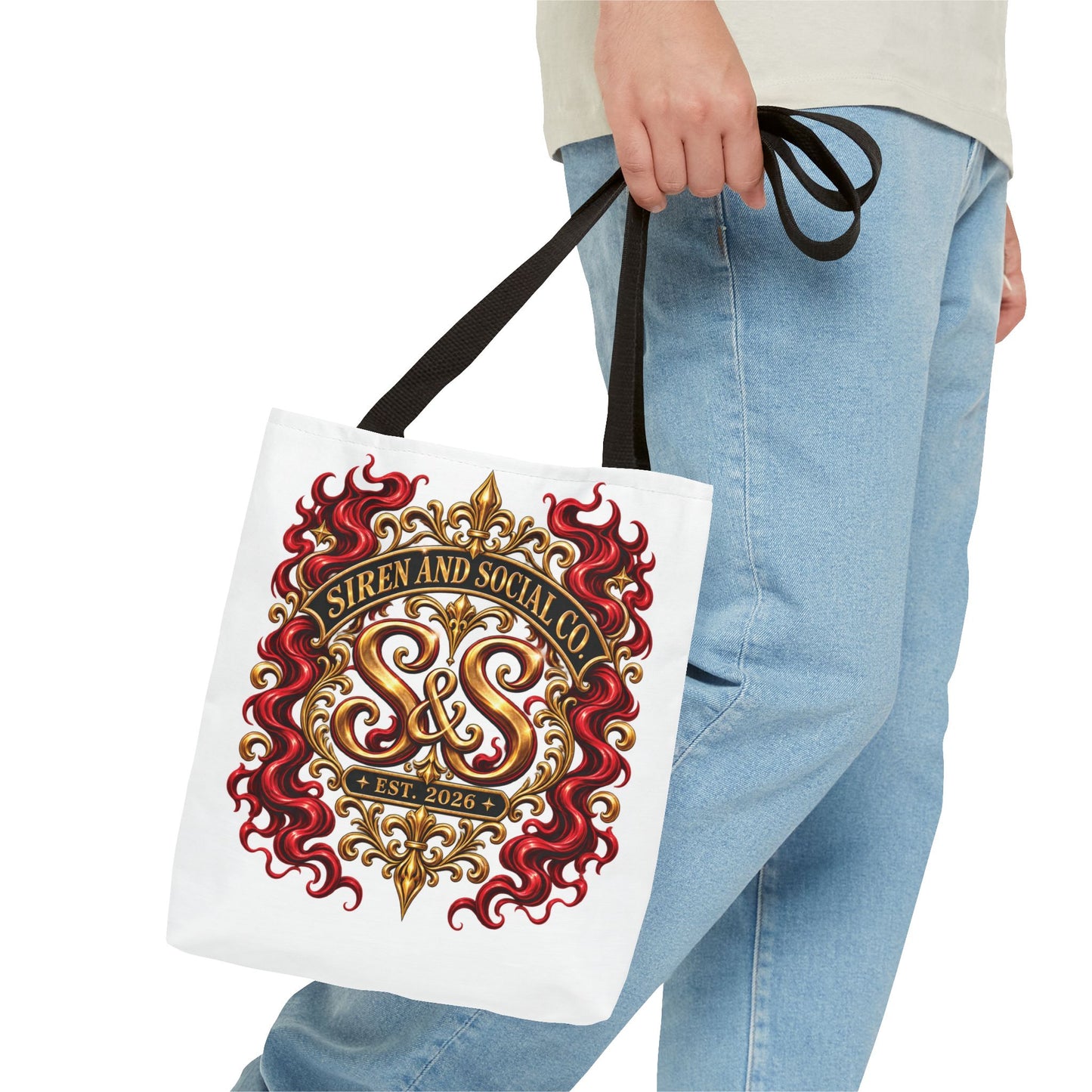 Our personalized logo On a tote!