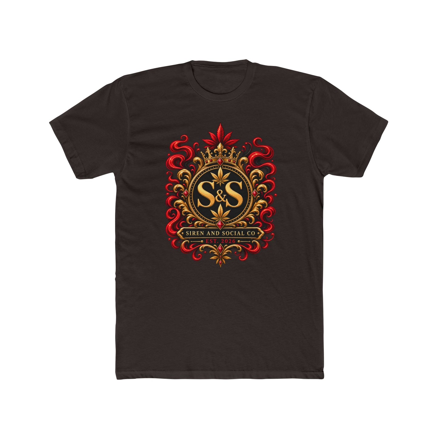 S&S Ornate Crest Tee — Vintage Heraldic Logo T-Shirt