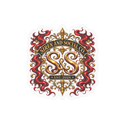 Siren and Social Co Logo Kiss-Cut Vinyl Decals