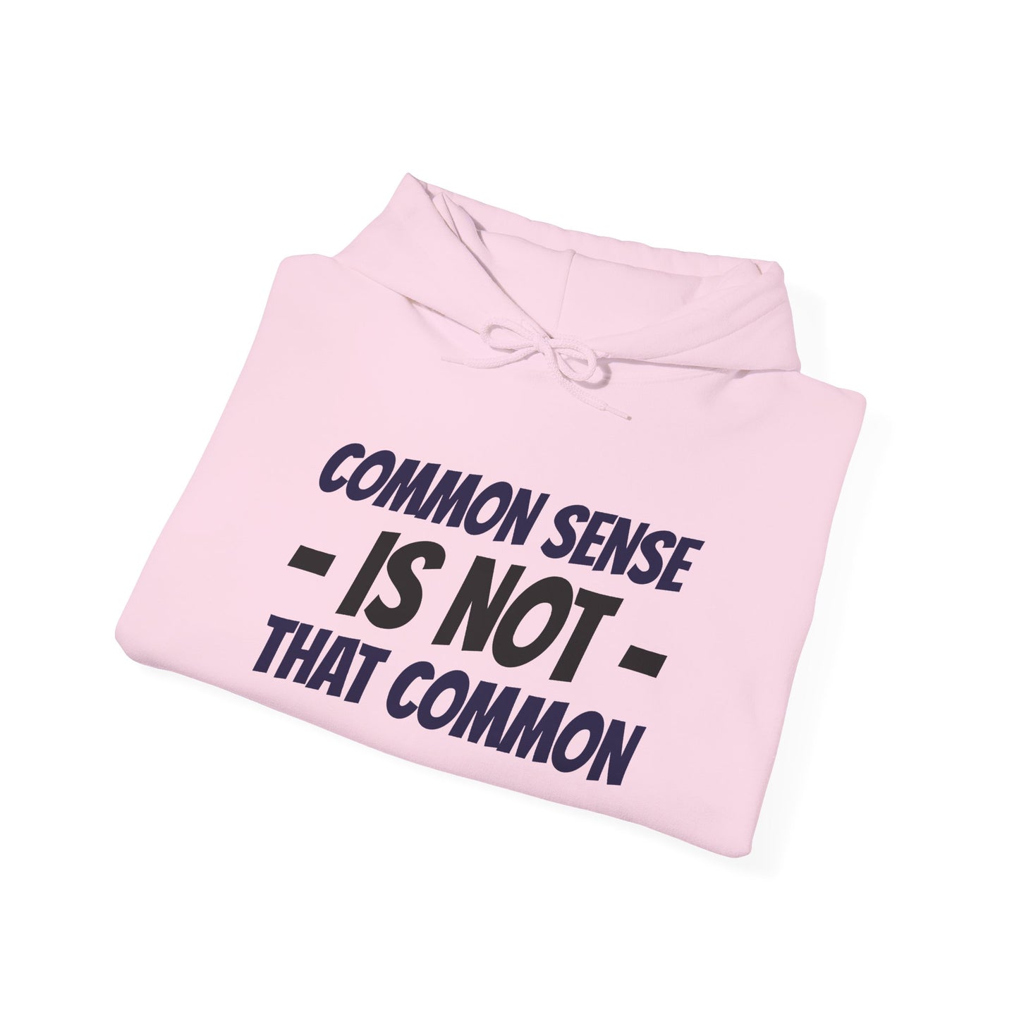 Common Sense Is Not That Common Hoodie – Funny Statement Pullover