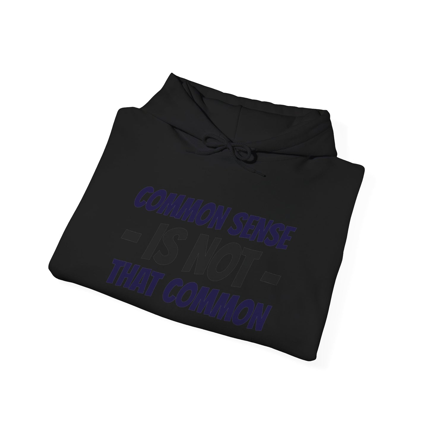 Common Sense Is Not That Common Hoodie — Funny Quote Pullover