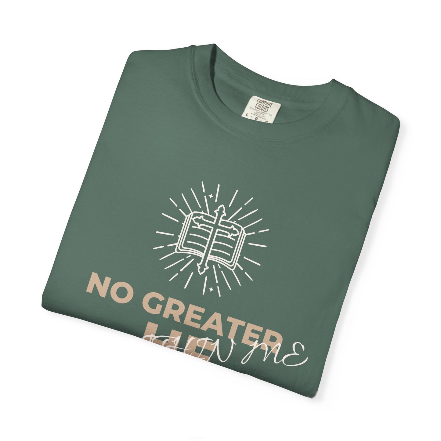 Prayer Scripture T-Shirt — "No Greater Is He Who Pray" Christian Faith Tee