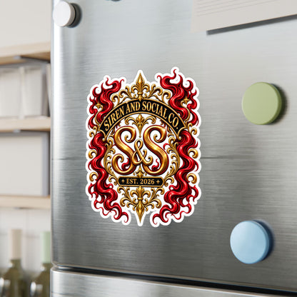 Siren and Social Co Logo Kiss-Cut Vinyl Decals