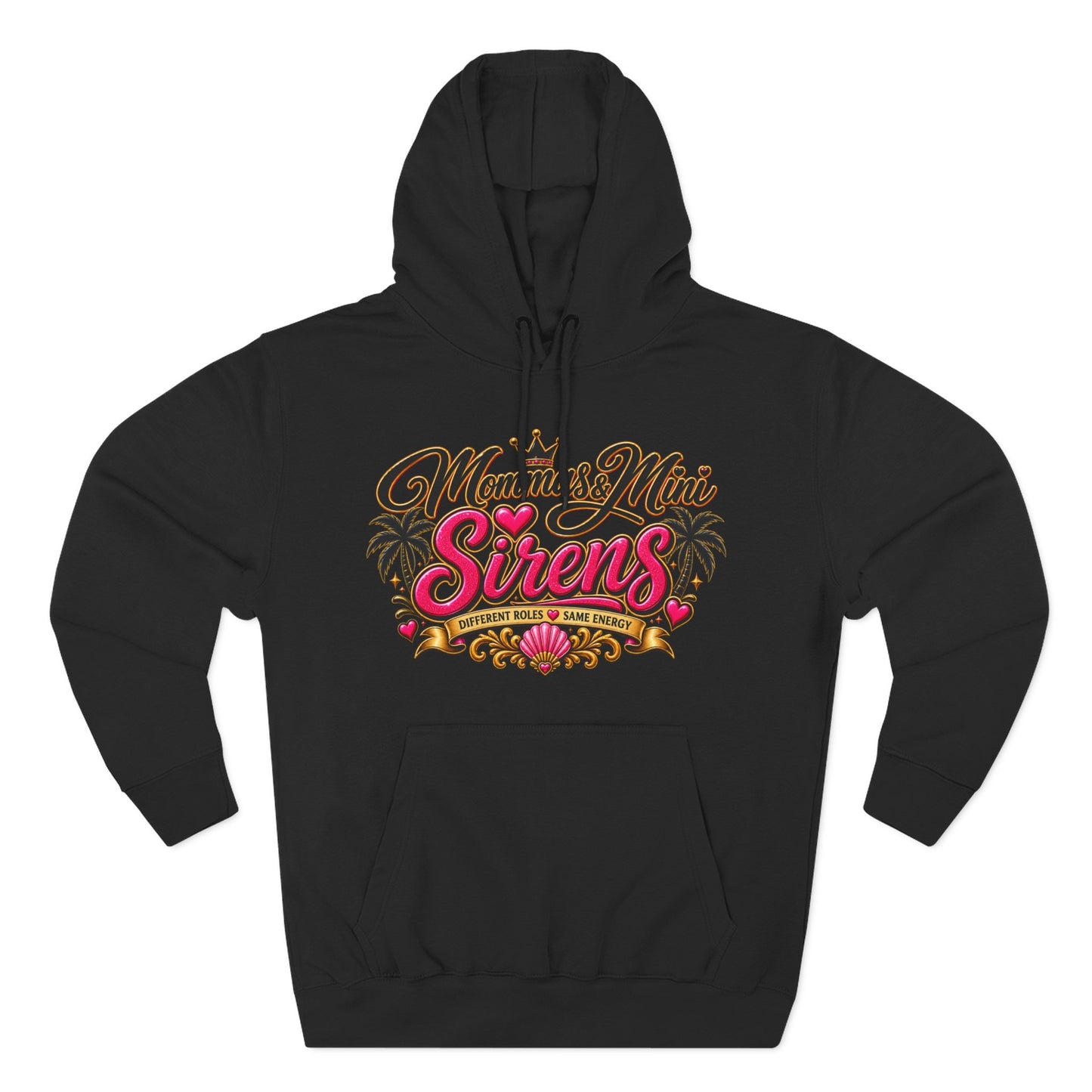 Mom and Mini Sirens Hoodie — Matching Mother-Daughter Graphic Pullover