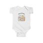 Infant Bodysuit — "Happy 1/2 Birthday" Cute Animal Half-Birthday Onesie