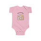 Infant Bodysuit — "Happy 1/2 Birthday" Cute Animal Half-Birthday Onesie