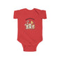 Infant Bodysuit — "Happy 1/2 Birthday" Cute Animal Half-Birthday Onesie